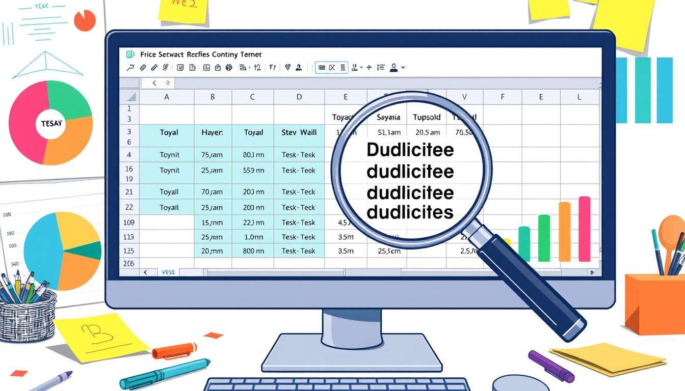 excel how to identify duplicates