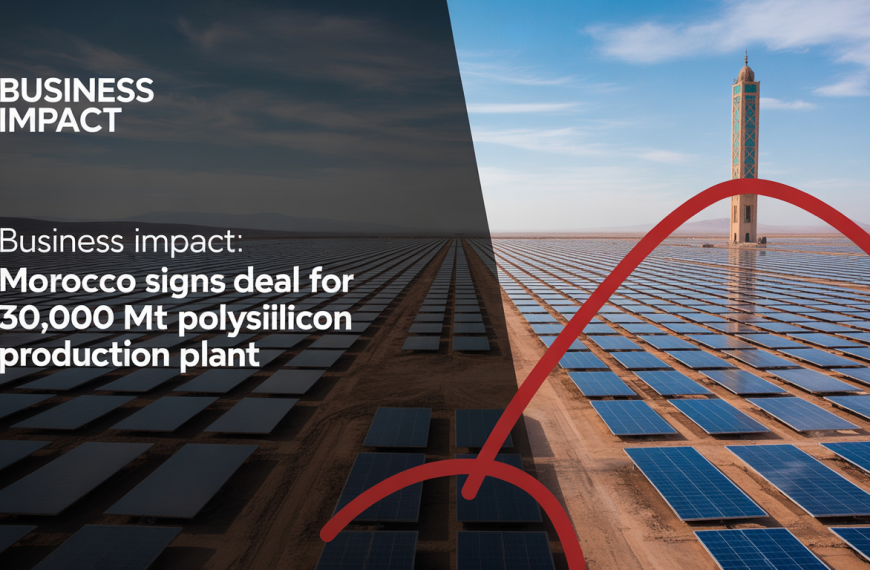 Business Impact: Morocco signs deal for 30,000 MT polysilicon production plant