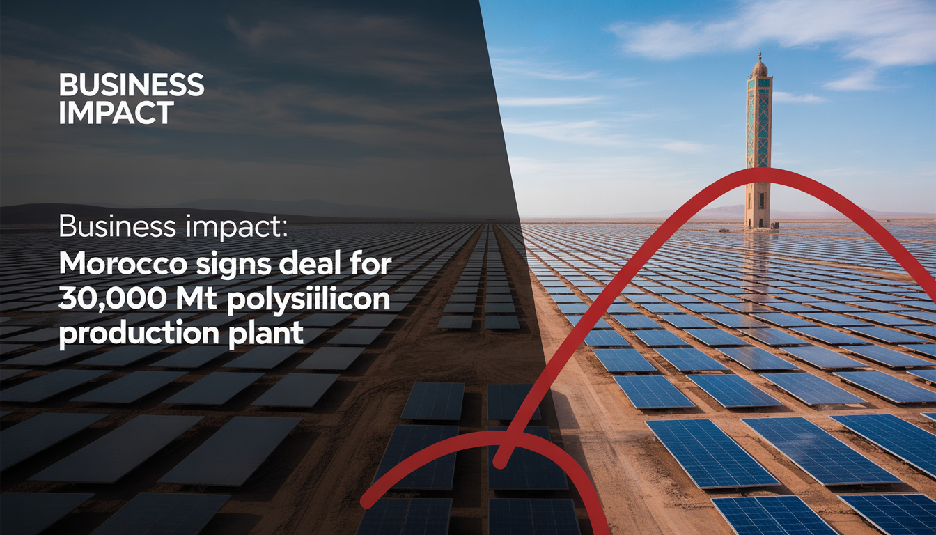 Business Impact: Morocco signs deal for 30,000 MT polysilicon production plant