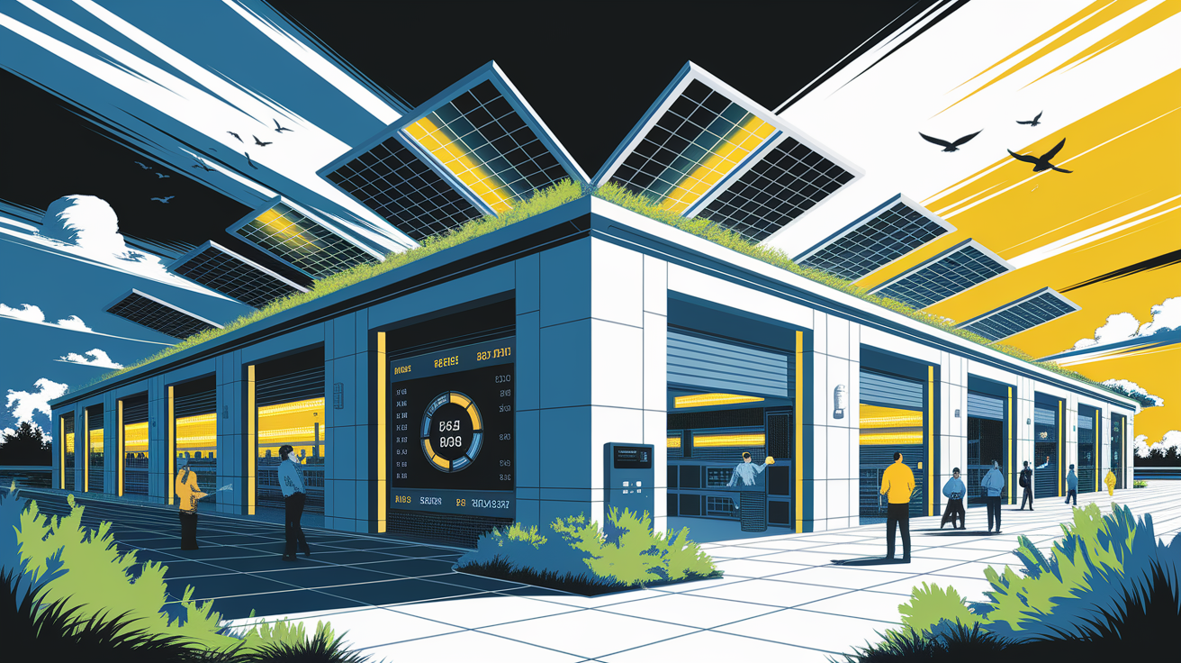 Built-in solar helps cut cold storage power usage