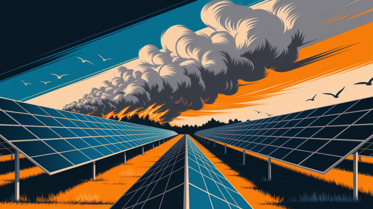 Fire forces 400 MW solar farm offline in Australia