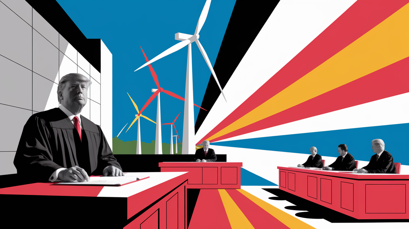 Federal judge throws out Trump order blocking development of wind energy