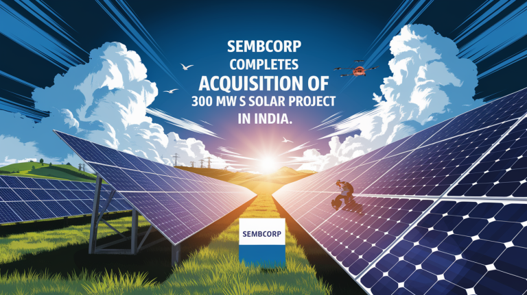Sembcorp completes acquisition of 300 MW solar project in India