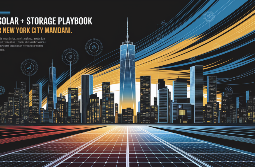 A solar + storage playbook for New York City Mayor-elect Mamdani