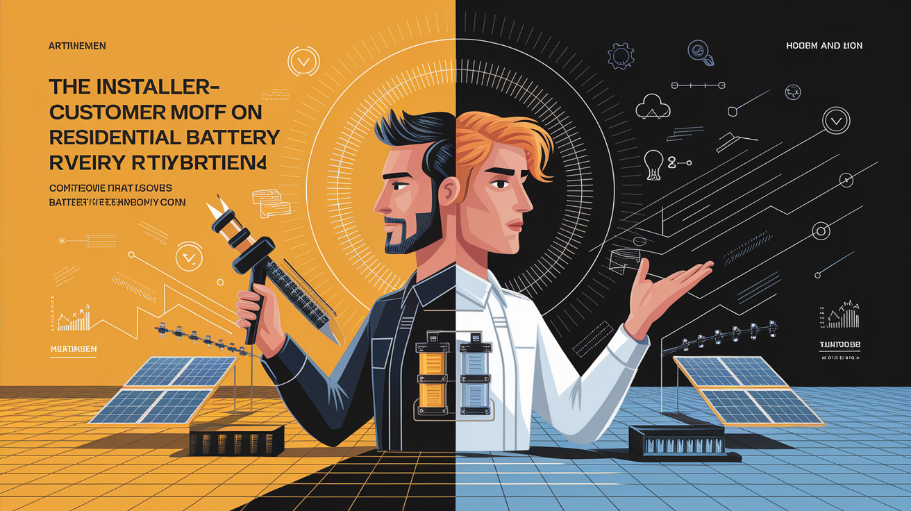The installer-customer mismatch on residential battery motivations