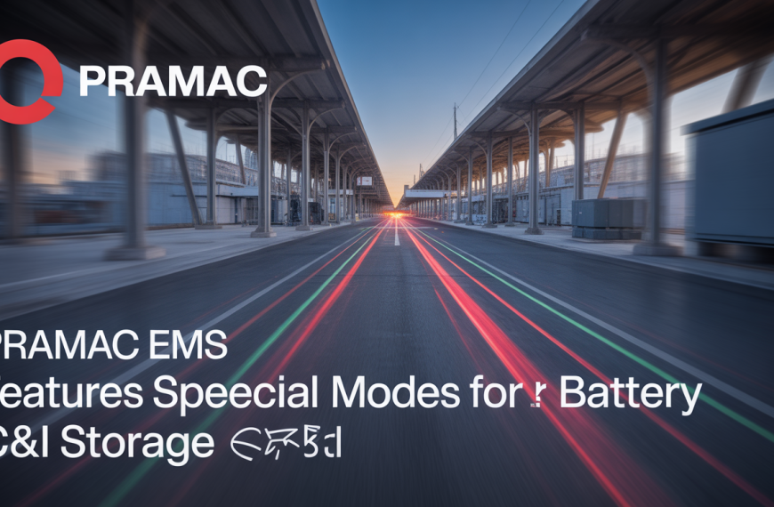 Pramac EMS features special modes for C&I battery storage sites