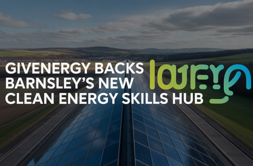 GivEnergy backs Barnsley’s new clean energy skills hub