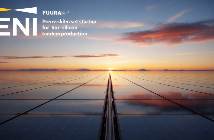 Eni, FuturaSun set up startup for perovskite-silicon tandem module production