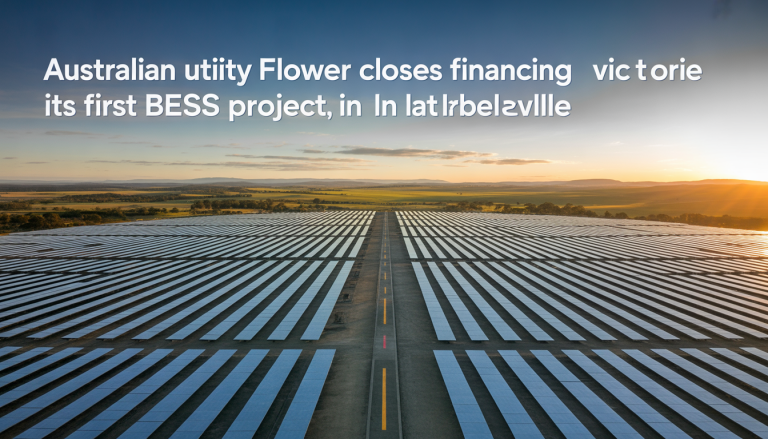 Australian utility Flow Power closes financing on its first BESS project, in Victoria’s Latrobe Valley