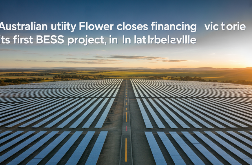 Australian utility Flow Power closes financing on its first BESS project, in Victoria’s Latrobe Valley