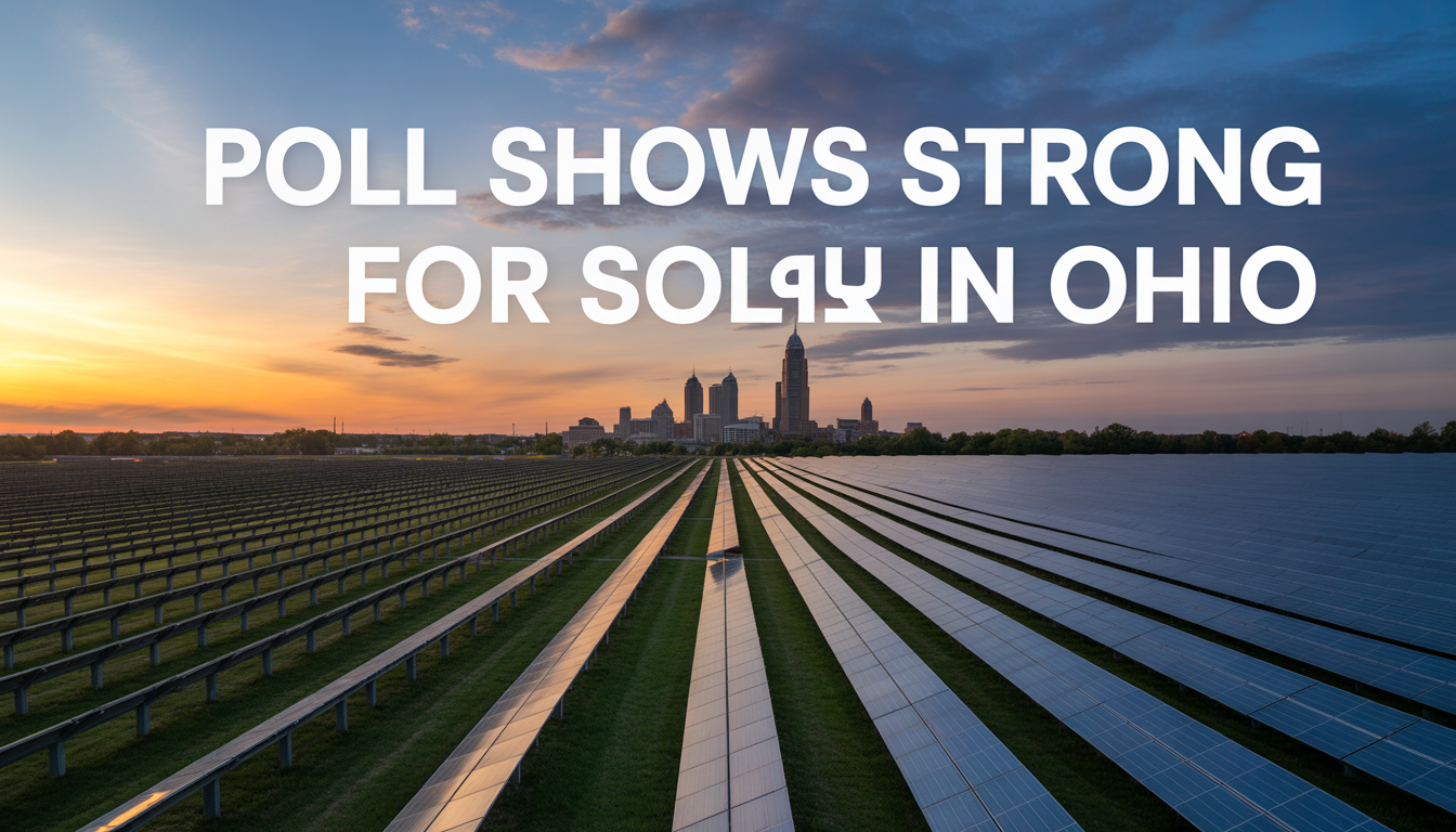 Poll shows strong support for solar in Ohio