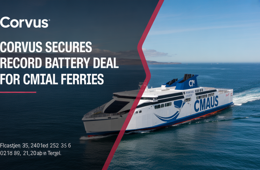 Corvus secures record battery deal for CMAL ferries