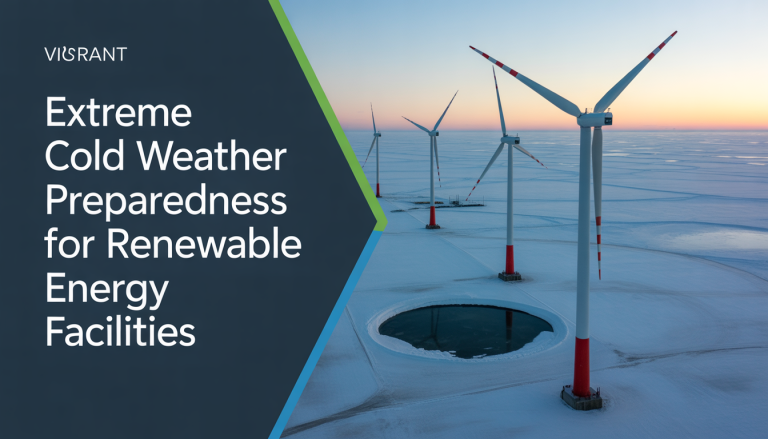 Extreme cold weather preparedness for renewable energy facilities