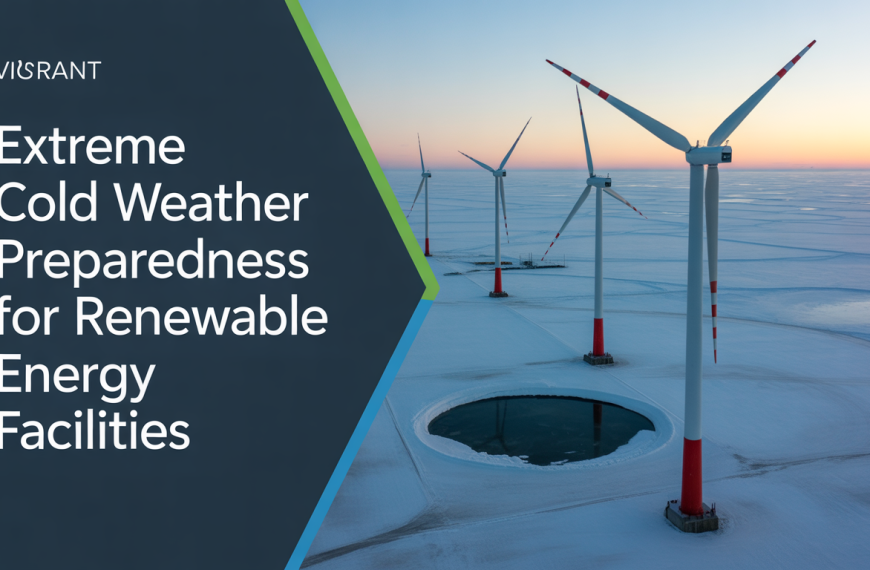 Extreme cold weather preparedness for renewable energy facilities
