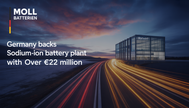 Germany backs Moll Batterien sodium-ion battery plant with over €22 million