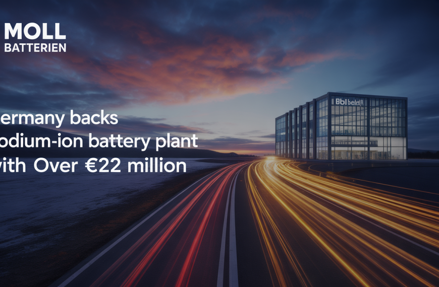 Germany backs Moll Batterien sodium-ion battery plant with over €22 million