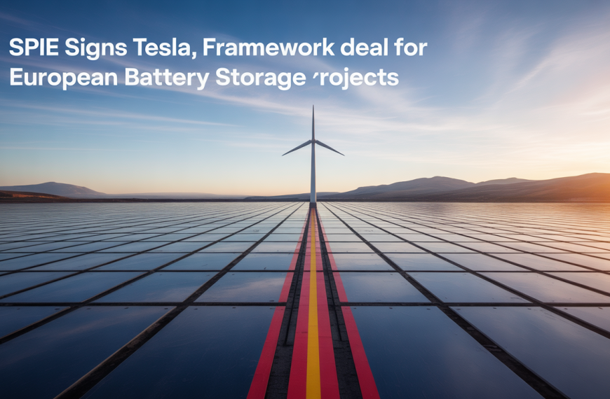SPIE signs Tesla framework deal for European battery storage projects
