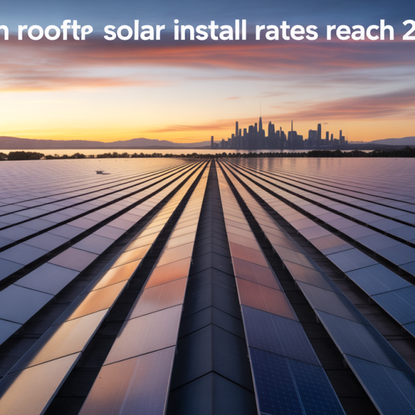 Australian rooftop solar install rates reach 2025 high