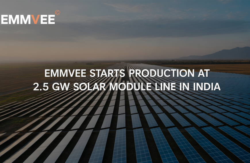 Emmvee starts production at 2.5 GW solar module line in India