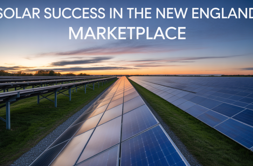 Solar success in the New England marketplace