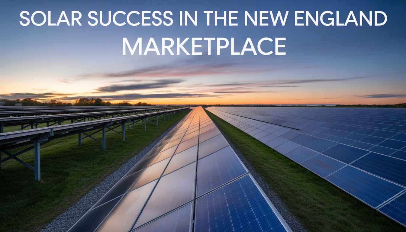 Solar success in the New England marketplace