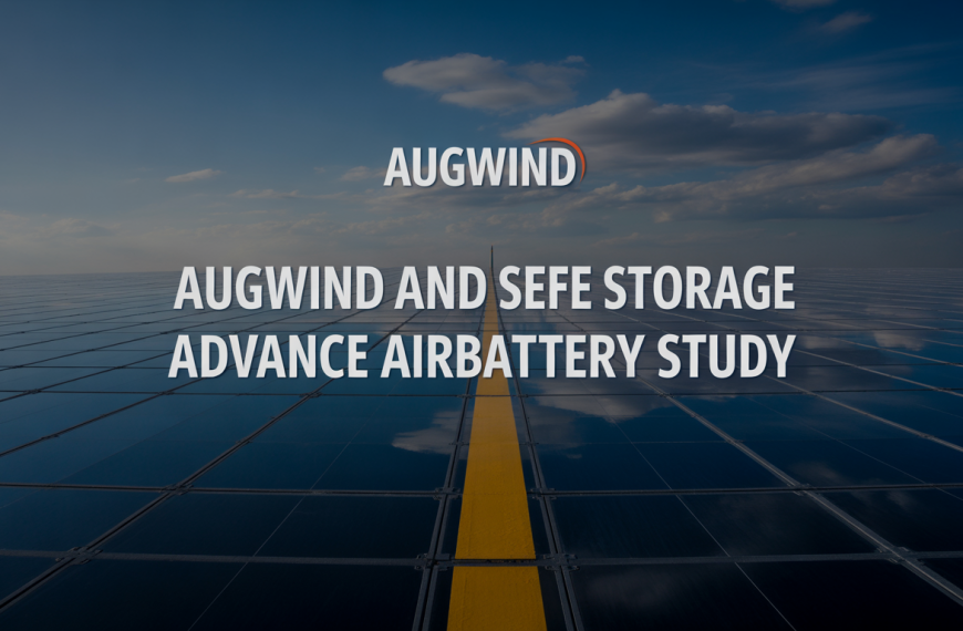 Augwind and SEFE Storage advance AirBattery study