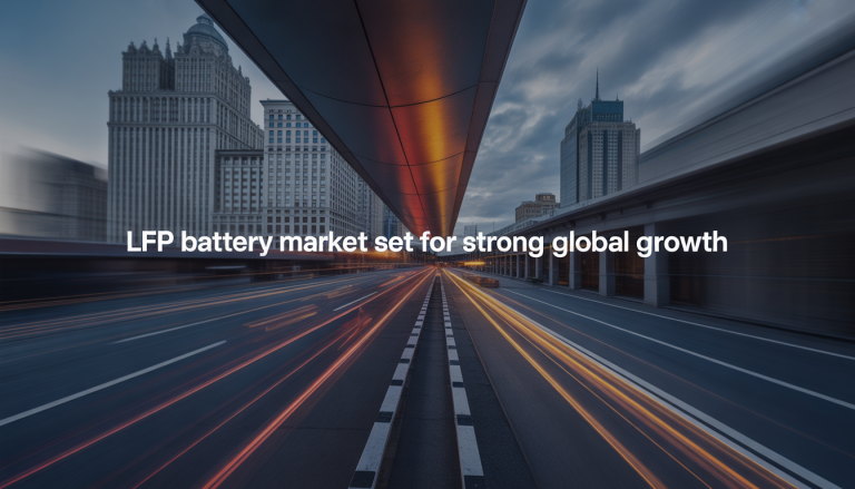 LFP battery market set for strong global growth