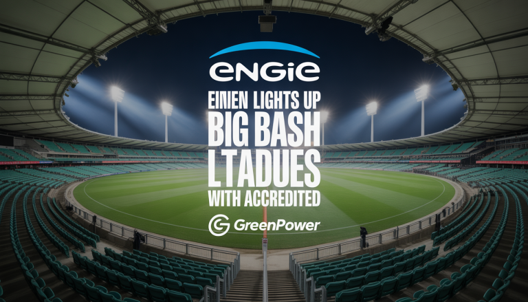 Engie lights up Big Bash Leagues stadium with accredited GreenPower