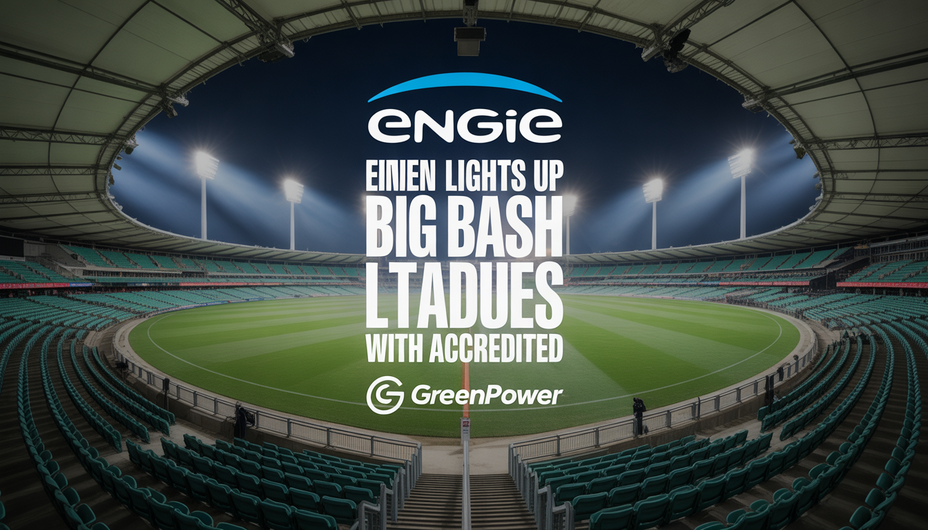 Engie lights up Big Bash Leagues stadium with accredited GreenPower