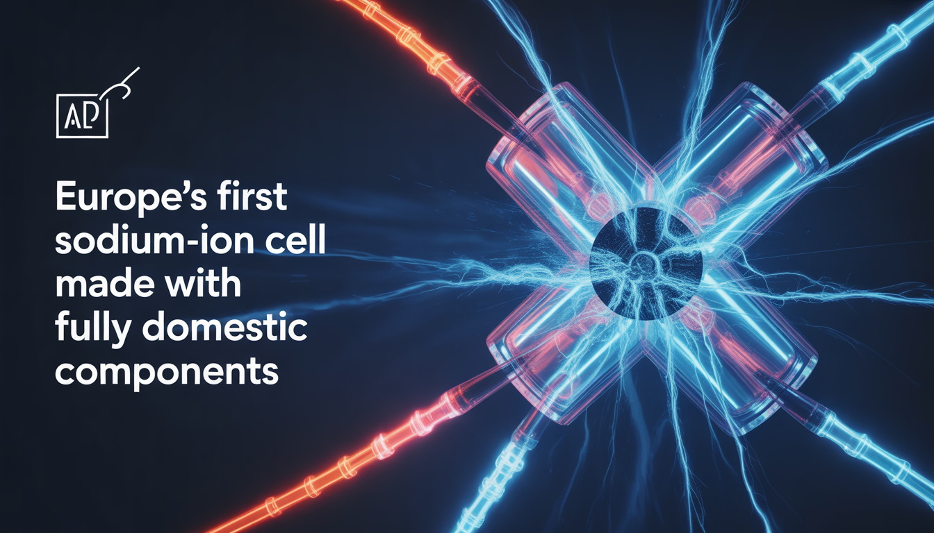 Europe’s first sodium-ion cell made with fully domestic components