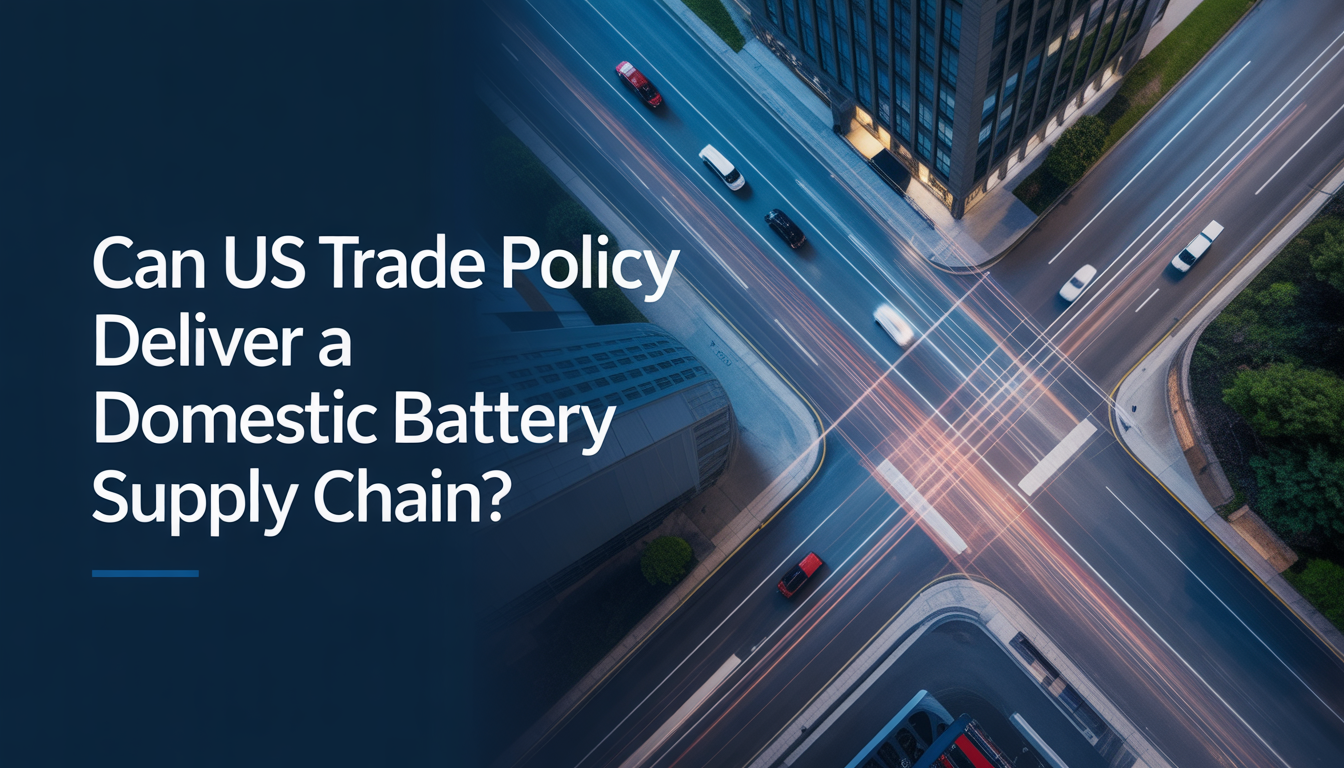 Can US trade policy deliver a domestic battery supply chain?