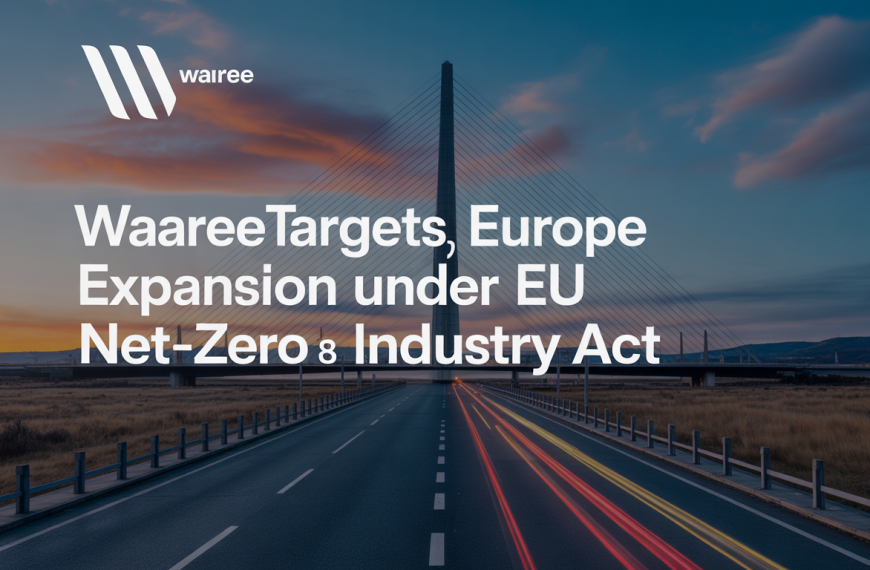 Waaree targets Europe expansion under EU Net-Zero Industry Act