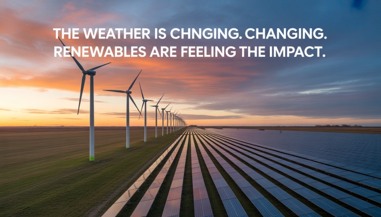 The Weather Is Changing. Renewables Are Feeling the Impact