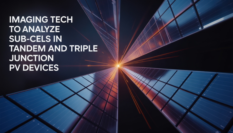 Imaging tech to analyze sub-cells in tandem and triple junction PV devices