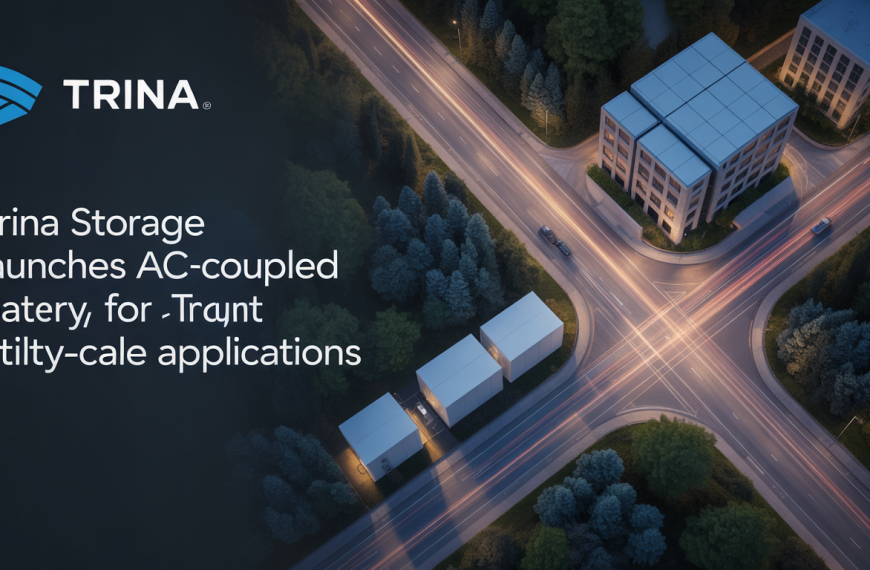 Trina Storage launches AC-coupled battery for utility-scale applications