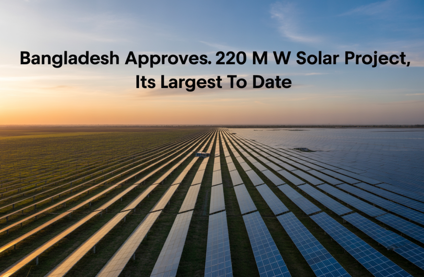 Bangladesh approves 220 MW solar project, its largest to date