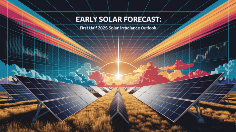 Early Solar forecast: First half 2026 solar irradiance outlook
