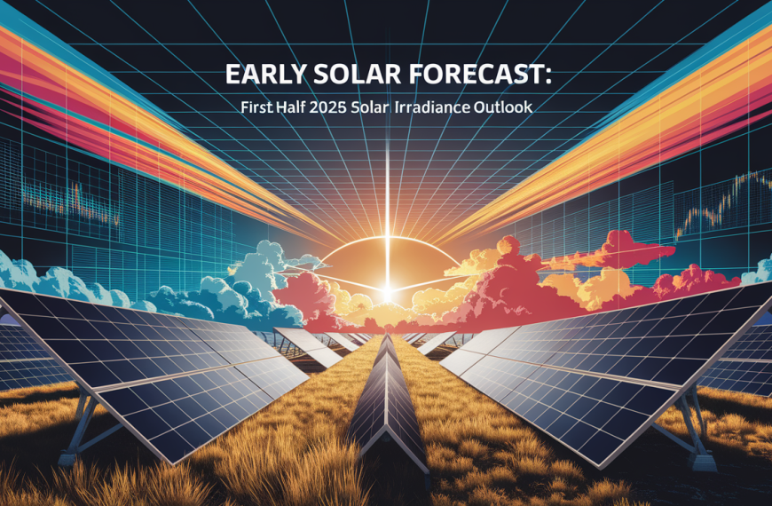 Early Solar forecast: First half 2026 solar irradiance outlook